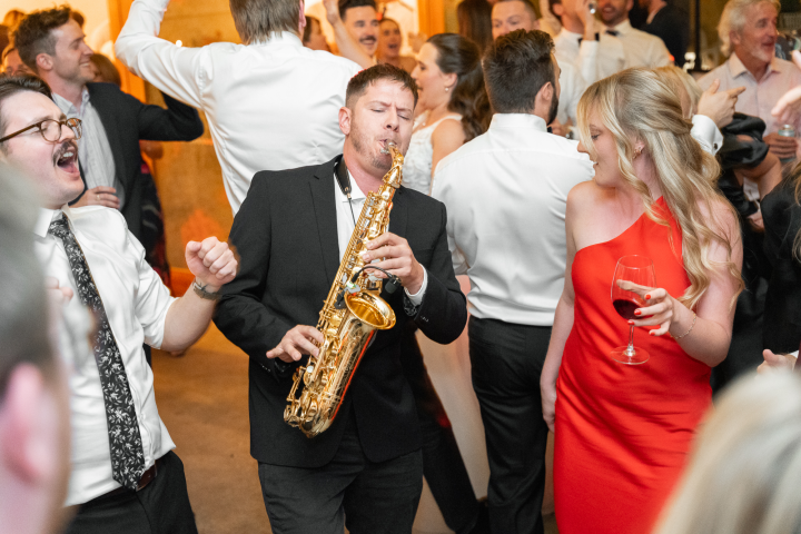 Gustime live performance at an Australian wedding or event — photograph 10